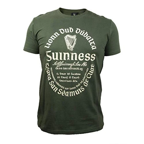 Khaki Green Gaelic Label Tee