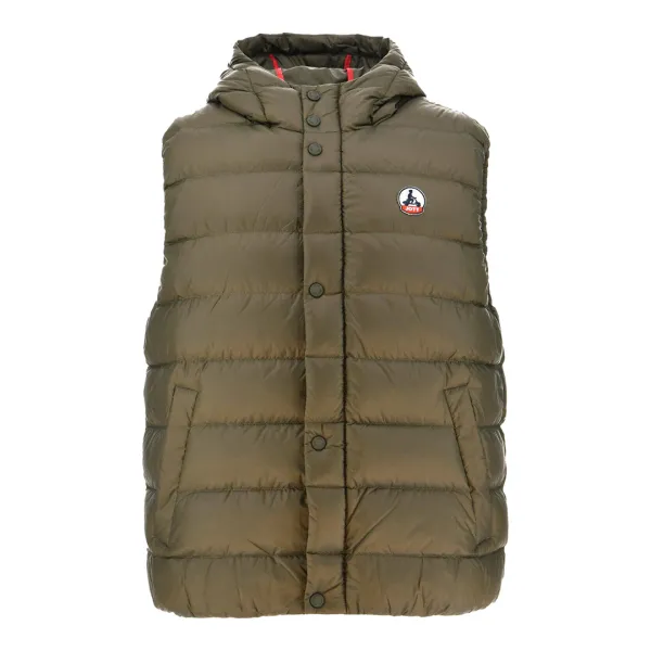 Khaki Michael Lightweight Gilet - Green