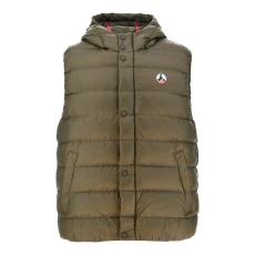 Khaki Michael Lightweight Gilet - Green