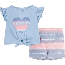 Kids 2 Piece Tee and Woven Short Set Baby Girls, Floral Blooms, 24 Months Kids 2 Piece Tee and Woven Short Set Baby Girls, Floral Blooms, 24 Months