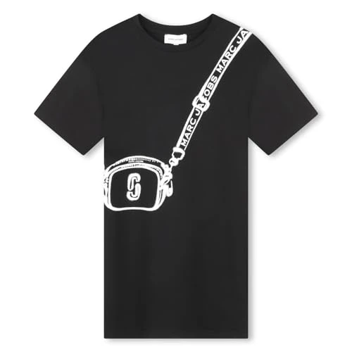 Kids Bag T-Shirt Dress Black 10 Years