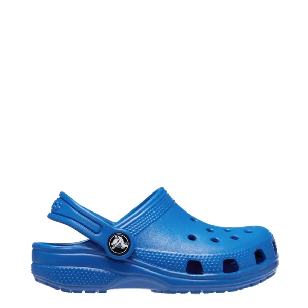 Kids Blue Clog - Brown