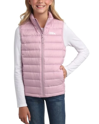Kids' Down Vest - CirrusLite Weather Resistant Quilted Bubble Puffer Vest for Boys and Girls (5-20), Keepsake Lilac, 5-6