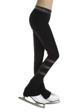 Kids Figure Skating Pants Girls Rhinestones Skater Training Practice Leggings Dance Patchwork Trousers Black Sparkly 9-10 Years Kids Figure Skating Pants Girls Rhinestones Skater Training Practice Leggings Dance Patchwork Trousers Black Sparkly 9-10 Years