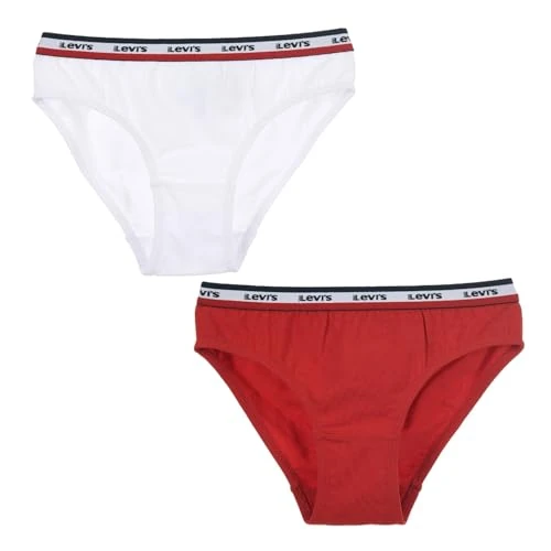 Kids Girl LHG SPORTSWEAR ELASTIC BIKINI 4L0177 Underwear, White, S