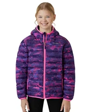 Kids' Jacket - CirrusLite Weather Resistant Insulated Quilted Bubble Puffer Coat for Boys and Girls (3-20), Pop Pink, X-Small