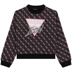 Kids LS Active Crew Sweater Black 16 Years