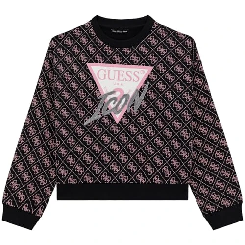Kids LS Active Crew Sweater Black 16 Years