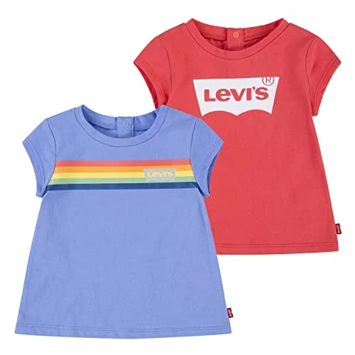 Kids Lvg 2Pk Iconic Tee Set Baby Girls 12 Months Rose of Sharon