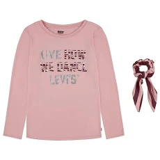 Kids Lvg ls zebra tee with scrunchi Girls Glaçage Pink. 12 years Kids Lvg ls zebra tee with scrunchi Girls Glaçage Pink. 12 years