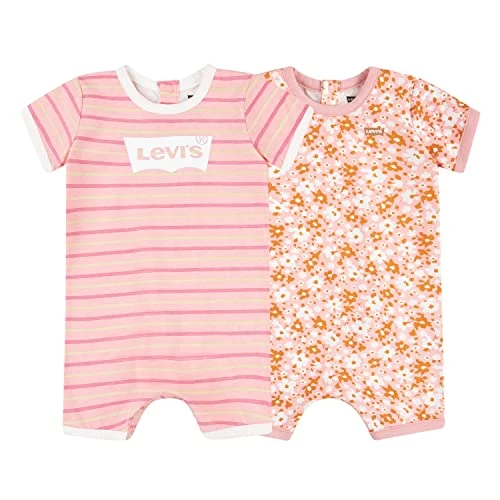 Kids Lvg Stripe 2Pk Romper Set Baby Girls 3 Months Hazel