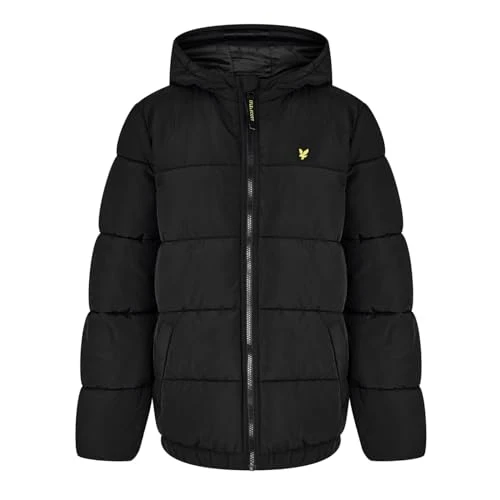 Kids Quilted Jacket Black 14-15 Years
