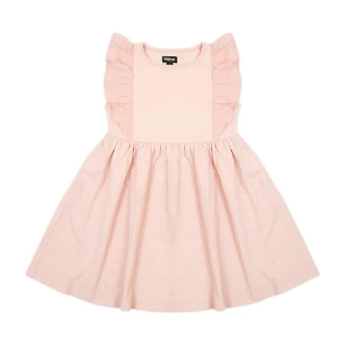Kids Ruffle Dress Pink 4-5 Years