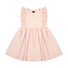 Kids Ruffle Dress Pink 4-5 Years