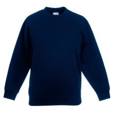 Kids Unisex Classic 80/20 Set-In Sweatshirt (34) (Deep Navy) Kids Unisex Classic 80/20 Set-In Sweatshirt (34) (Deep Navy)