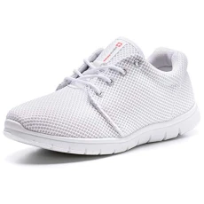 Kilian Fashion Sneakers Lightweight Trainers Lace Up Casual Shoes White 10 M US