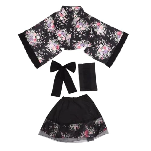 Kimono Bathrobe Costume Women’s Robes Costume for Women Black Gown Women Kimono Costume Traditional Japanese Kimono Womens Sleep Shirt Red Kimono Womens Robes Women' Girl