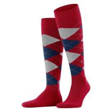 King Men Knee-high socks - Red King Men Knee-high socks - Red
