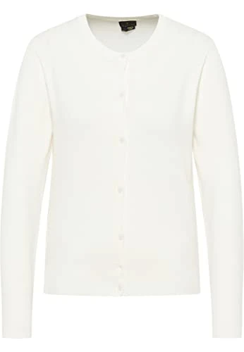 Klassik Women's Cardigan Sweater, Wool White, XS/S