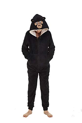 KM150-SM - Mens Gorilla Head Onesie - Size S/M