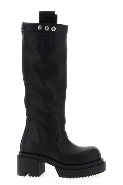Knee Pull On Bogun boots - Black