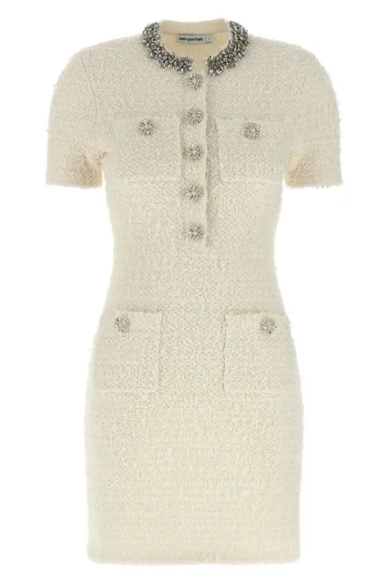 Knitted dress - White