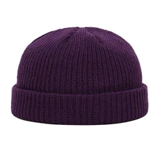 Knitted Hats for Women Winter Hold Hat Ski Warm Hat Knitted Hat Fashion Baseball Caps Women's Autumn Hats Wool Hat, purple, One Size