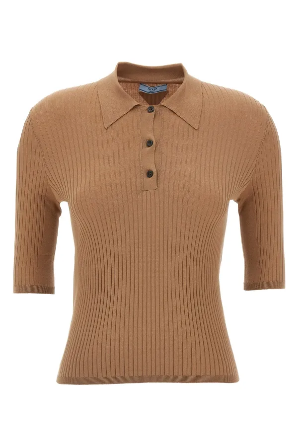 Knitted Polo Shirt - 40 IT