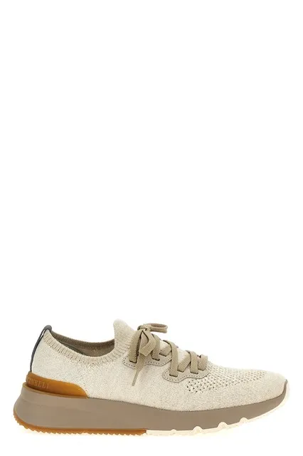 Knitted sneakers - Beige