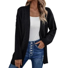 Knitted Sweater for Women Fashion Ribbed Knitwear Stretch Long Sleeve Kitting Shirt Solid Color Open Front Jumpers Lightweight Cozy Sweater Baggy Warm Knit Cardigan Autumn(Black,L) Knitted Sweater for Women Fashion Ribbed Knitwear Stretch Long Sleeve Kitting Shirt Solid Color Open Front Jumpers Lightweight Cozy Sweater Baggy Warm Knit Cardigan Autumn(Black,L)