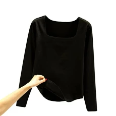 Knitted Vest Fleece Lined Jacket Women Womens Long Sleeve Tops Personalised Jumper Womens Jumpers Size 10 Black and White Striped Jumper Fluffy Jumpers Sweater Dress Black Turtleneck Women