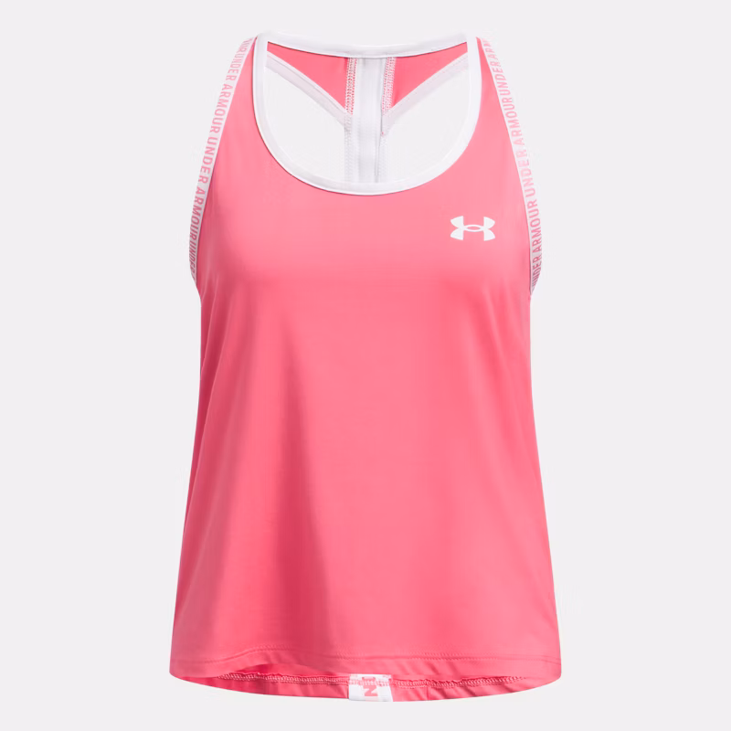 Knockout Girls Tank Super Pink / White YSM ( 54 in)