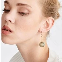 Knot sphere earrings