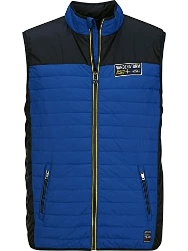 Koldewin Men's Quilted Gilet, royal blue, 4XL Plus