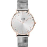 La Bohème Rose Gold & Silver Mesh Watch - Rose Gold & Silver