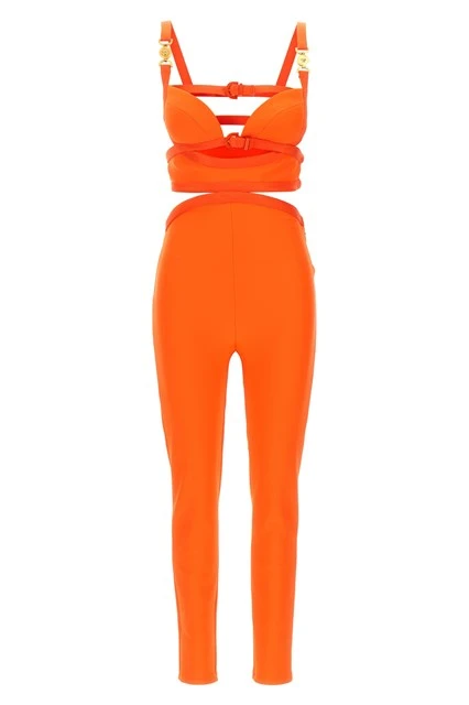 La Vacanza capsule Medusa 95 jumpsuit Orange Size