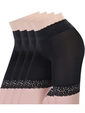 Lace Shorts Underwear Yoga Shorts Stretch Safety Leggings Undershorts for Women Girls(Black,Medium-Large),BA-Shorts-7654D Lace Shorts Underwear Yoga Shorts Stretch Safety Leggings Undershorts for Women Girls(Black,Medium-Large),BA-Shorts-7654D