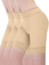 Lace Shorts Underwear Yoga Shorts Stretch Safety Leggings Undershorts for Women Girls(Skin,Small-Medium) Lace Shorts Underwear Yoga Shorts Stretch Safety Leggings Undershorts for Women Girls(Skin,Small-Medium)