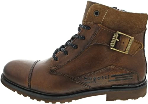 Lace-up boots, brown, Cognac, 7 UK