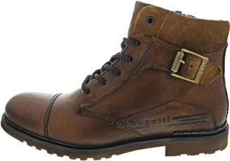 Lace-up boots, brown, Cognac, 7 UK Lace-up boots, brown, Cognac, 7 UK