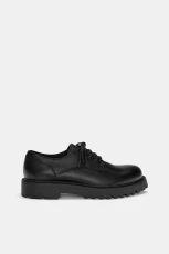 Lace-Up Shoes - Black