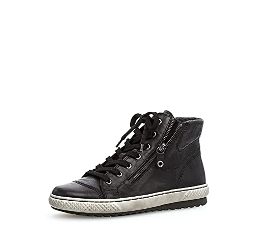 Lace-Up Sports Boots, Black Black Size: 7.5 UK