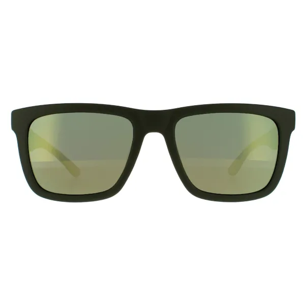 Lacoste Sunglasses L750S 318 Matte Green Green Mirror - Size One Size