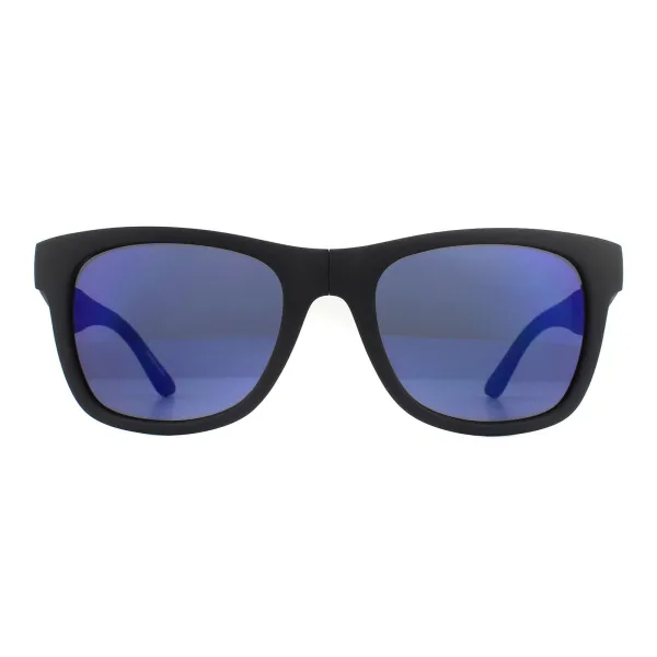 Lacoste Sunglasses L778S 002 Matte Black Blue Gradient Folding - Size One Size