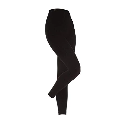 Ladies 1 Pair 0.52 Tog Thermal Footless Tights Black M