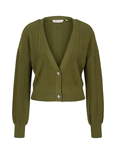 Ladie's 1030006 Cardigan, 22694-Cypress Olive, XL