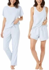 Ladies' 4 piece Pajama Set, Plein Air, L