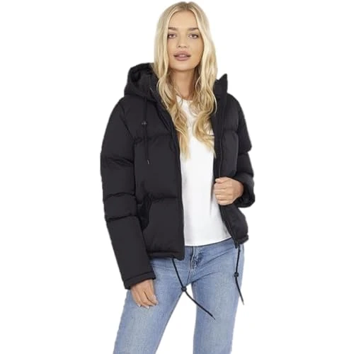 Ladies Cello Padded Short Hooded Jacket