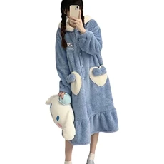 Ladies Dressing Gowns Super Soft Fluffy Long Robe Solid Soft Cosy Hooded Sherpa Lined Kimono Casual Slim Fit Nightwear for All Seasons UK Blue Ladies Dressing Gowns Super Soft Fluffy Long Robe Solid Soft Cosy Hooded Sherpa Lined Kimono Casual Slim Fit Nightwear for All Seasons UK Blue