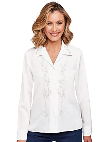 | Ladies | Embroidered Blouse | Cream